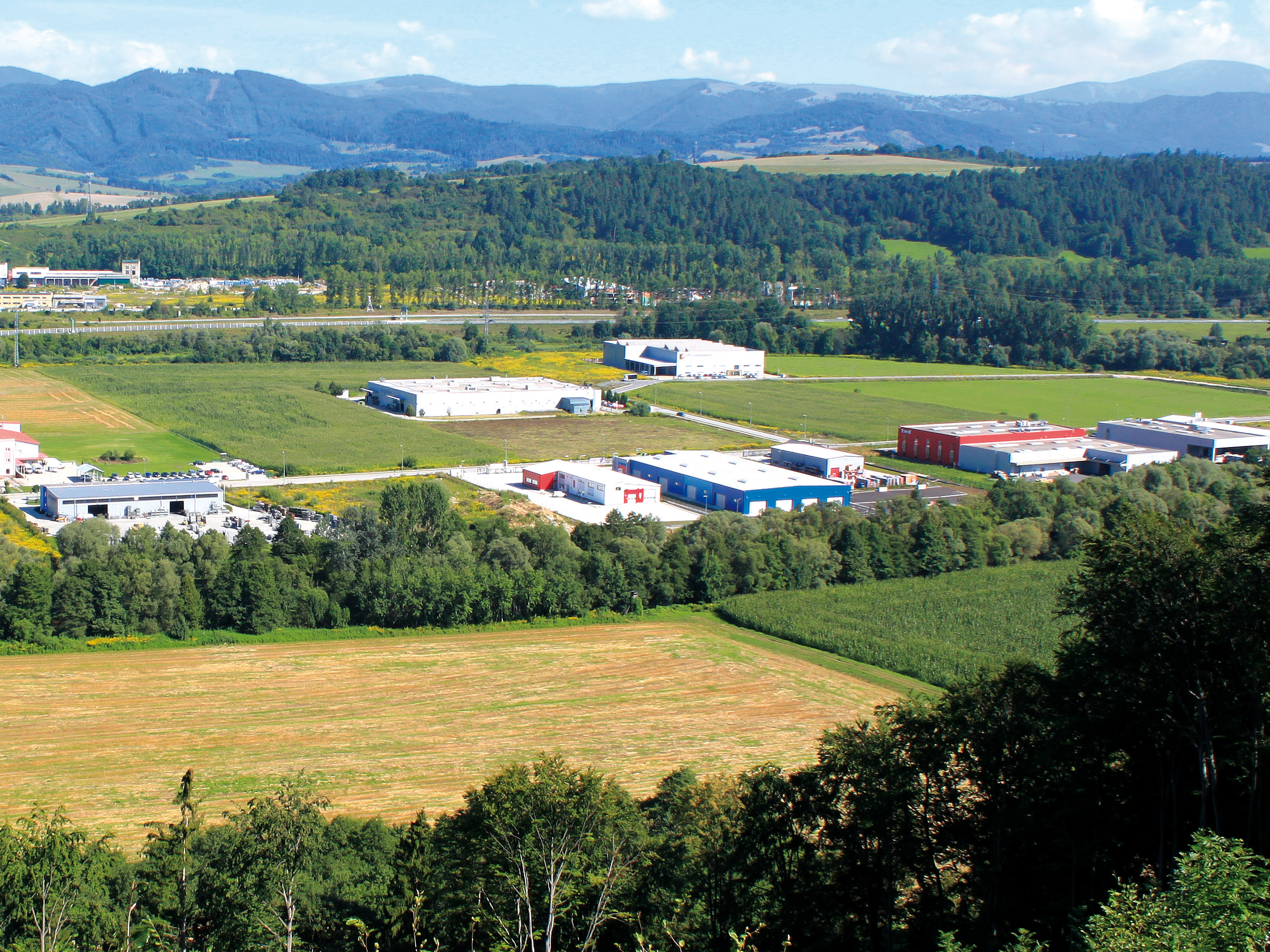 Pohľad na Industrial Park Banská Bystrica
