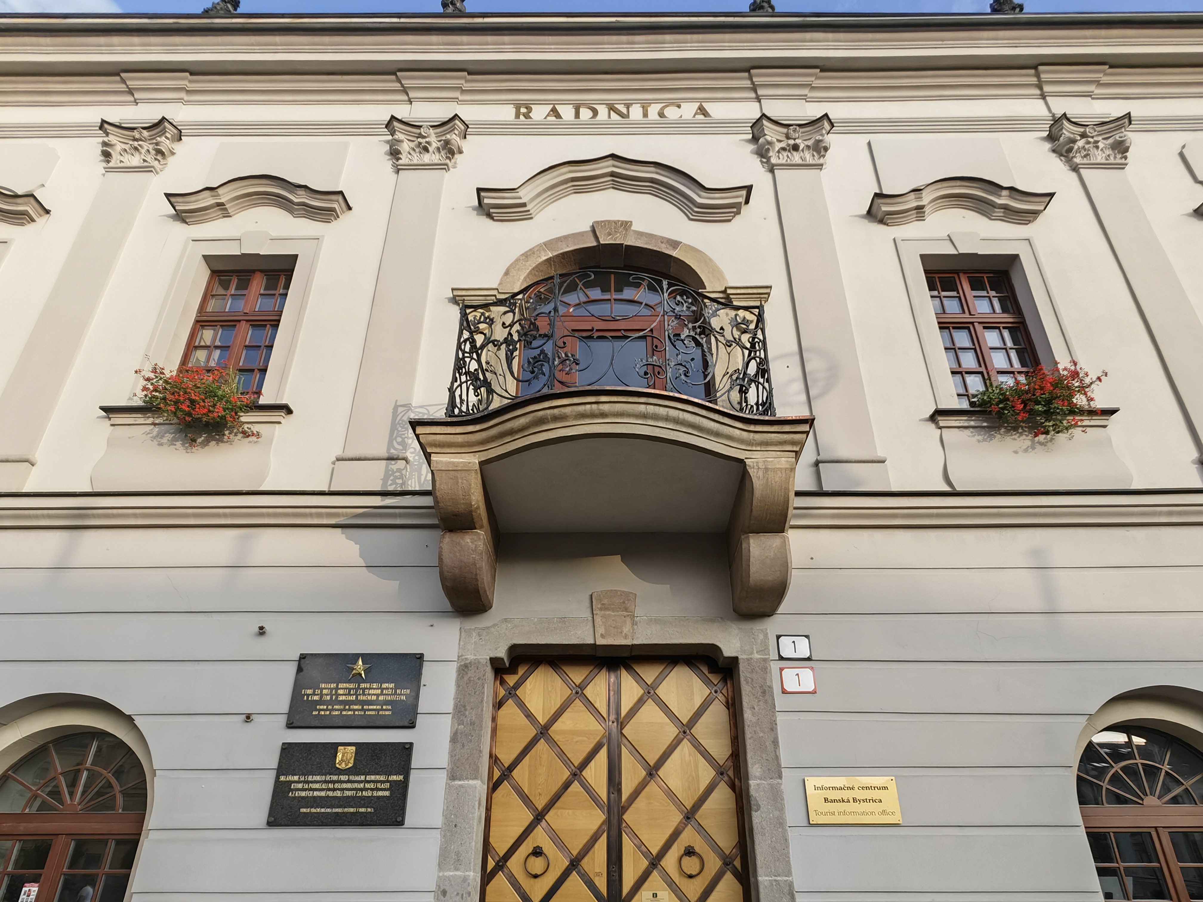Detail priečelia radnice