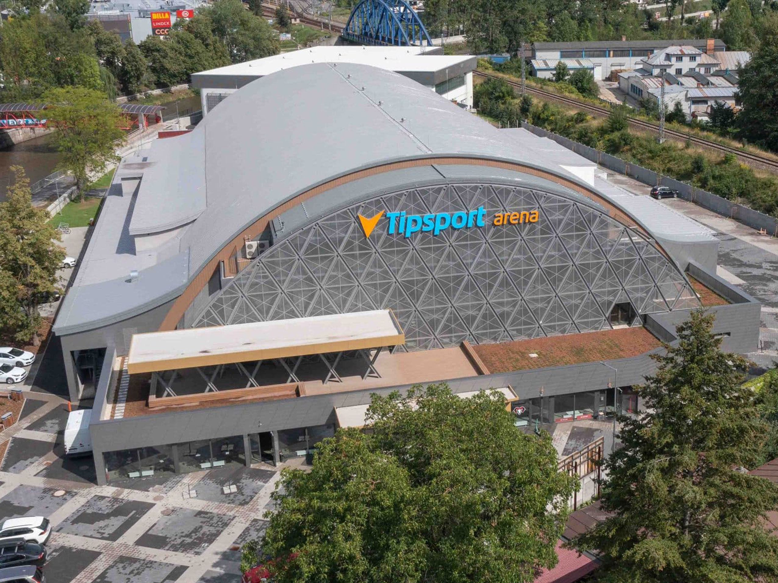 Zimný štadión Banská Bystrica z nadhľadu