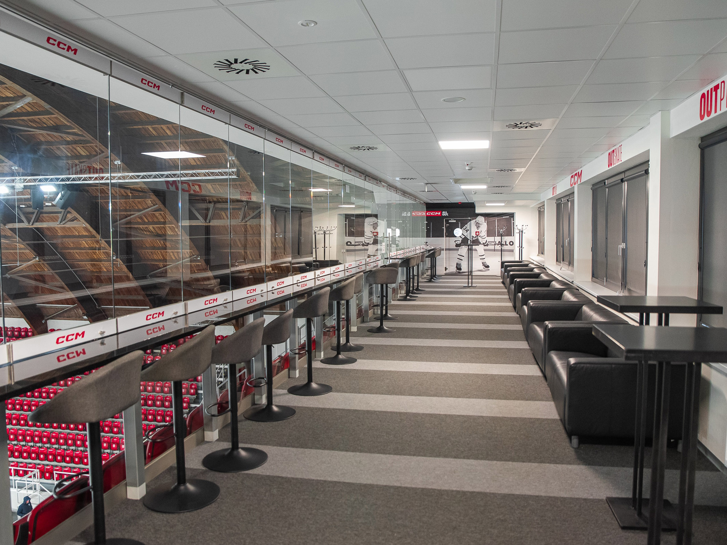 Business lounge zimného štadióna Banská Bystrica